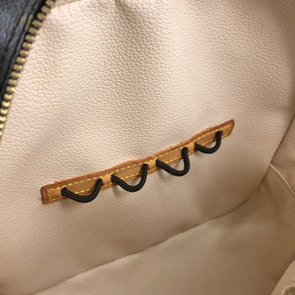 LOUIS VUITTON Monogram Two-way Handbag Shoulder bag Brown M47500 Vintage 8y7es4