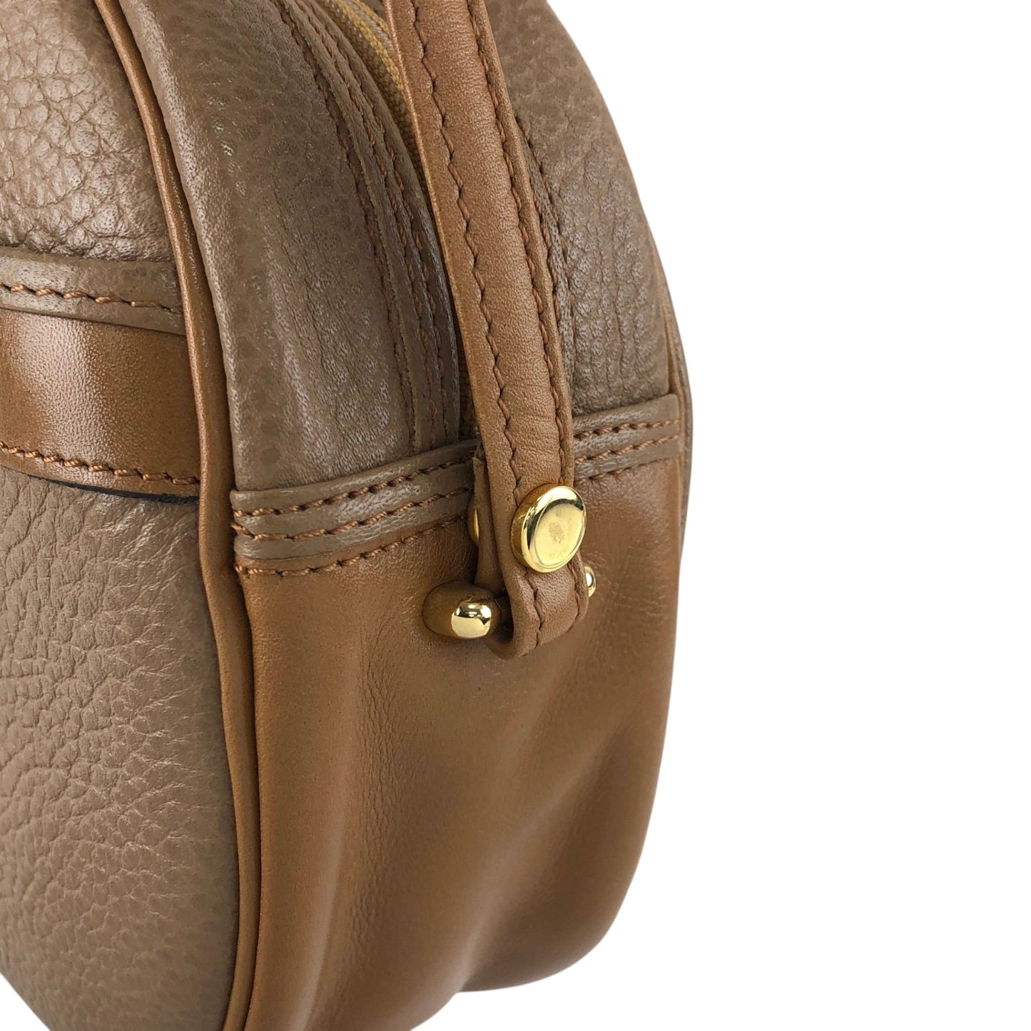 Christian Dior CD Logo Shoulder bag Brown Vintage 53vw5f