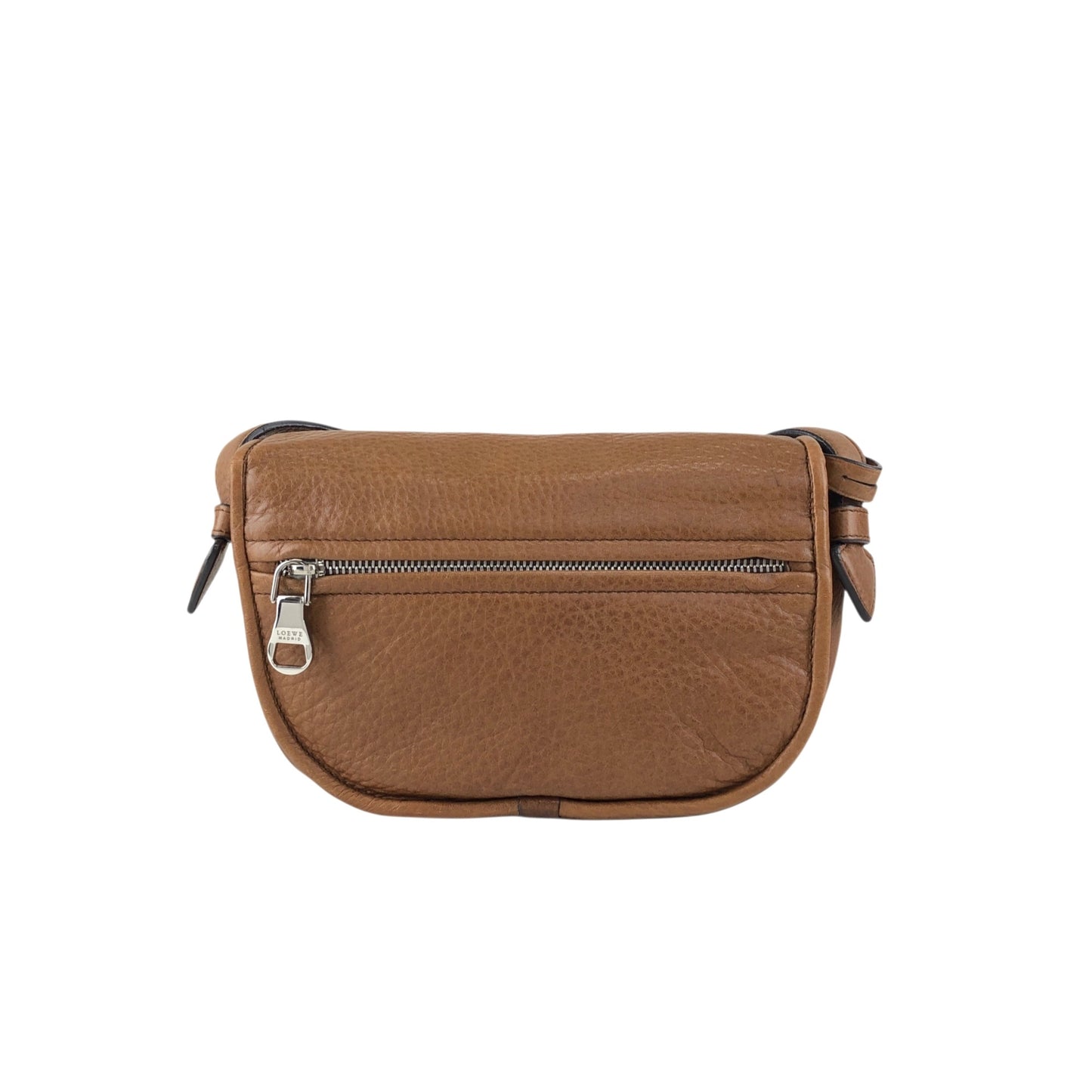 LOEWE Logo Embossed Crossbody Shoulder bag Brown Vintage w2swk6