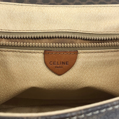 CELINE Macadam Blason Shoulder bag Brown Vintage vim7mw