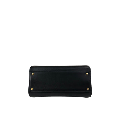 GIVENCHY Top Handle Handbag Black Vintage 8gf8y4