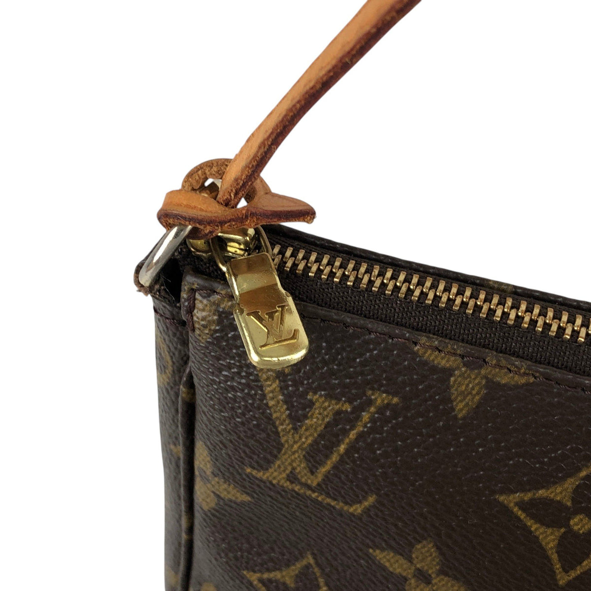 LOUIS VUITTON Monogram Shoulder bag Brown M51980 Vintage k775xf