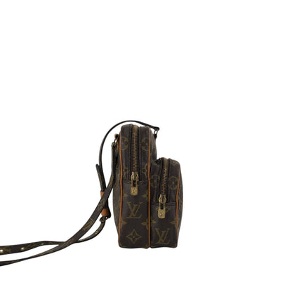 LOUIS VUITTON Monogram Shoulder bag Brown Vintage zvucr2