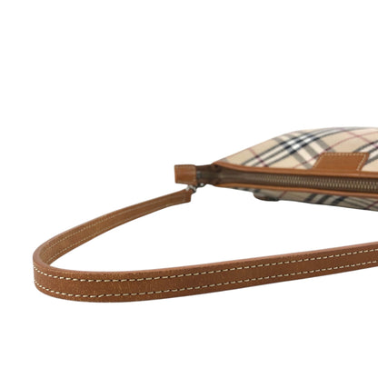 BURBERRY Nova Check Two-way Handbag Shoulder bag Beige Vintage 2zcrez