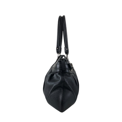 Salvatore Ferragamo Gancini Handbag Black Vintage igucky