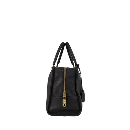 LOEWE Amazona36 Anagram Handbag Boston bag Dark Brown Vintage ihmrwb