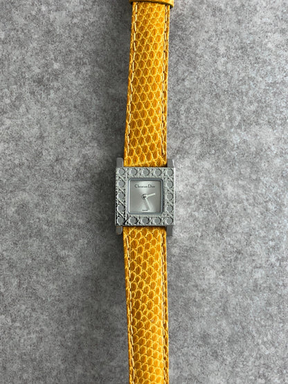 Christian Dior Quartz Watch Beige D60-109 Vintage y725yt