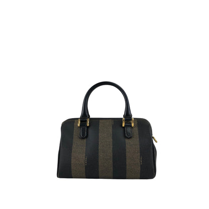 FENDI Pecan Two-way Small Boston bag Shoulder bag Black Vintage jy5pns