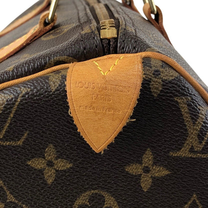 LOUIS VUITTON Monogram Small Boston bag Handbag BrownM41528  Vintage ejs7u6