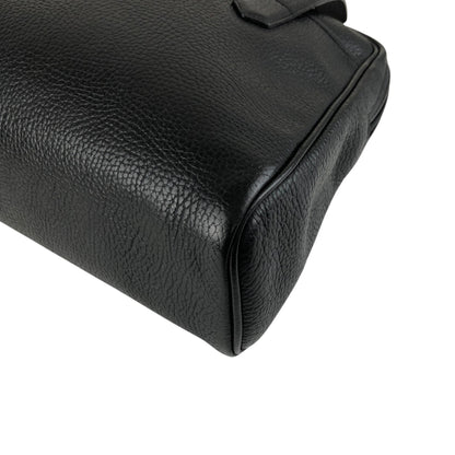 Christian Dior CD Logo Two-way Handbag Shoulder bag Black Vintage 68z4cp