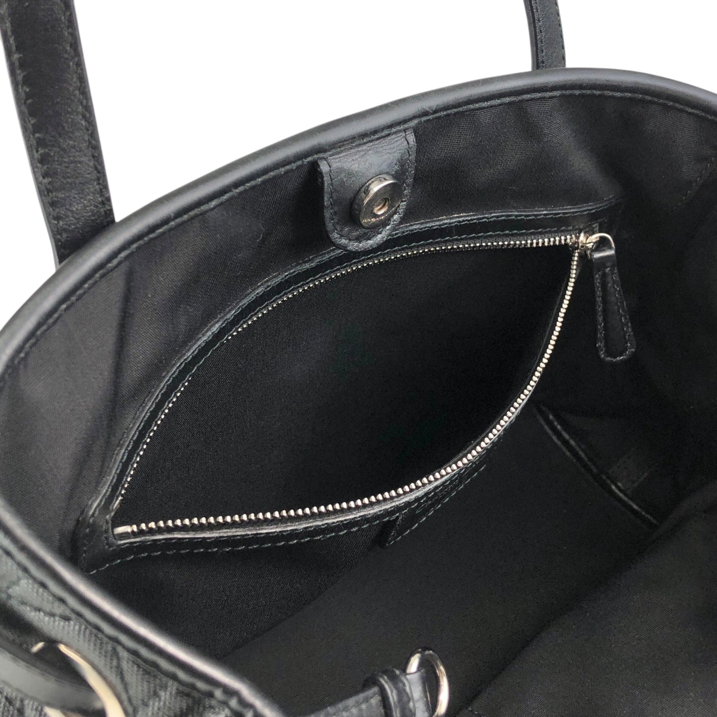 Christian Dior Cannage Totebag Black Vintage y5d2m6