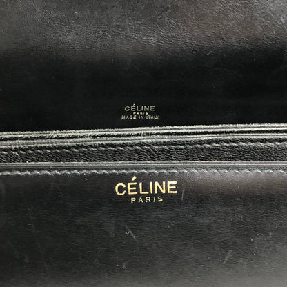 CELINE Horse Carriage Shoulder bag Black Vintage rx5dkd
