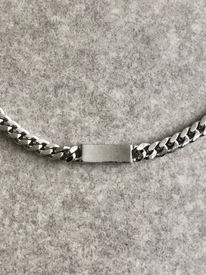 Christian Dior Logo Motif Bracelet Silver Vintage ib8m5k
