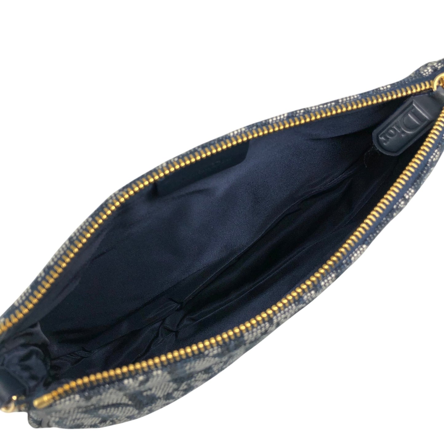 Christian Dior Trotter Handbag Shoulder bag Navy Vintage gicr78