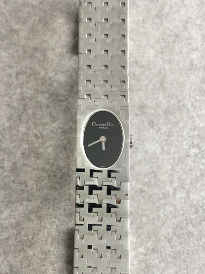 Christian Dior Quartz Watch Silver Vintage f7cub2