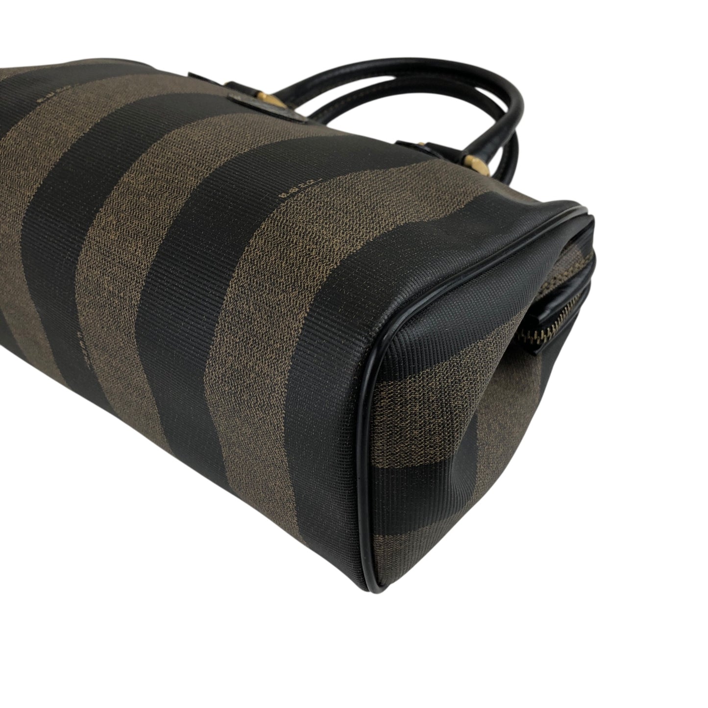 FENDI Pecan Two-way Small Boston bag Shoulder bag Brown×Black Vintage gyzceb