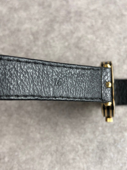 GUCCI Quartz Watch Black Vintage gipjhw