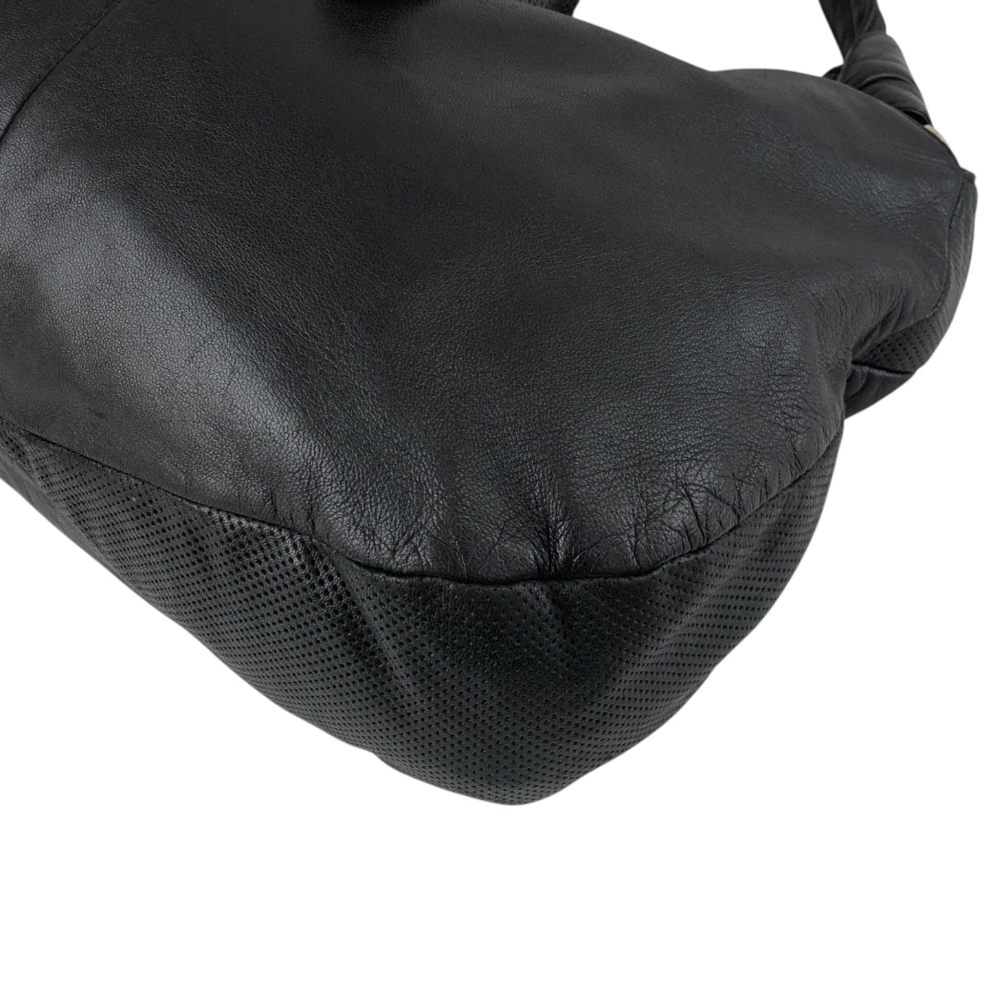 LOEWE Anagram Shoulder bag Hobobag Black Vintage 4gd3uv
