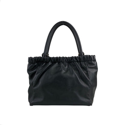 Salvatore Ferragamo Vala Ribbon Two-way Handbag Shoulder bag Black Vintage hdyv3c