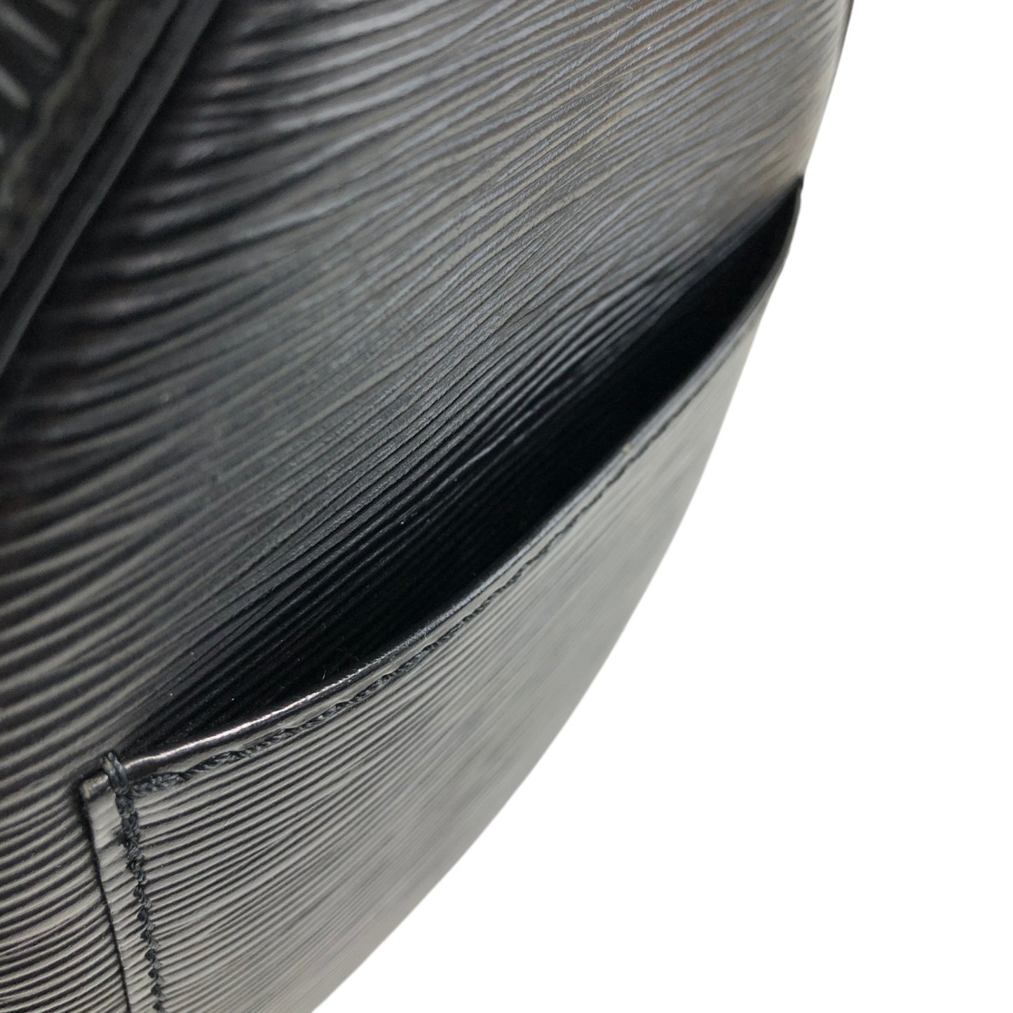 LOUIS VUITTON Epi Small Boston bag Handbag Black Vintage fd7wa4