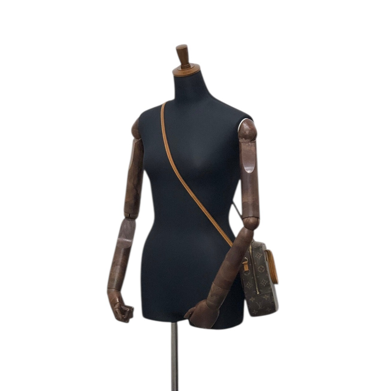 LOUIS VUITTON Monogram Two-way Handbag Shoulder bag Brown Vintage uvzzvg