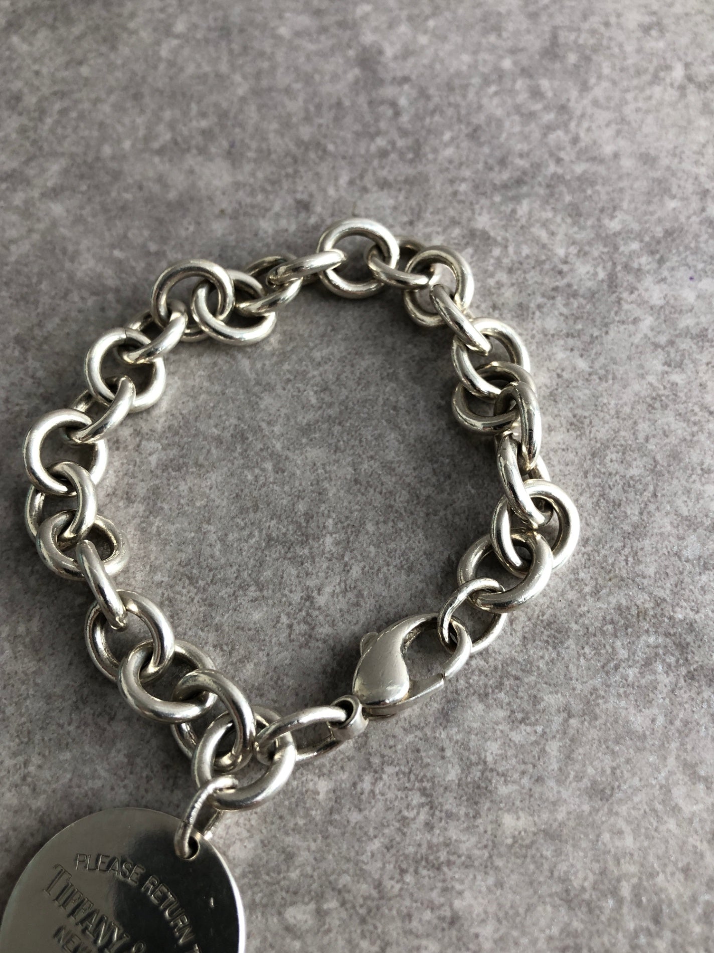 Tiffany & Co. SILVER925 Bracelet Silver Vintage vb85t6
