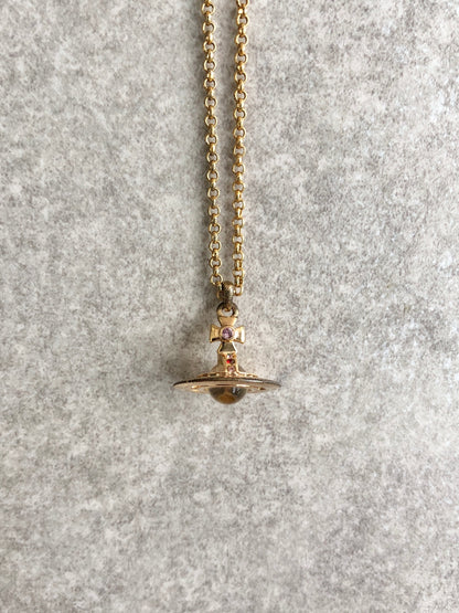 Vivienne Westwood Necklace Gold Vintage drj2s4