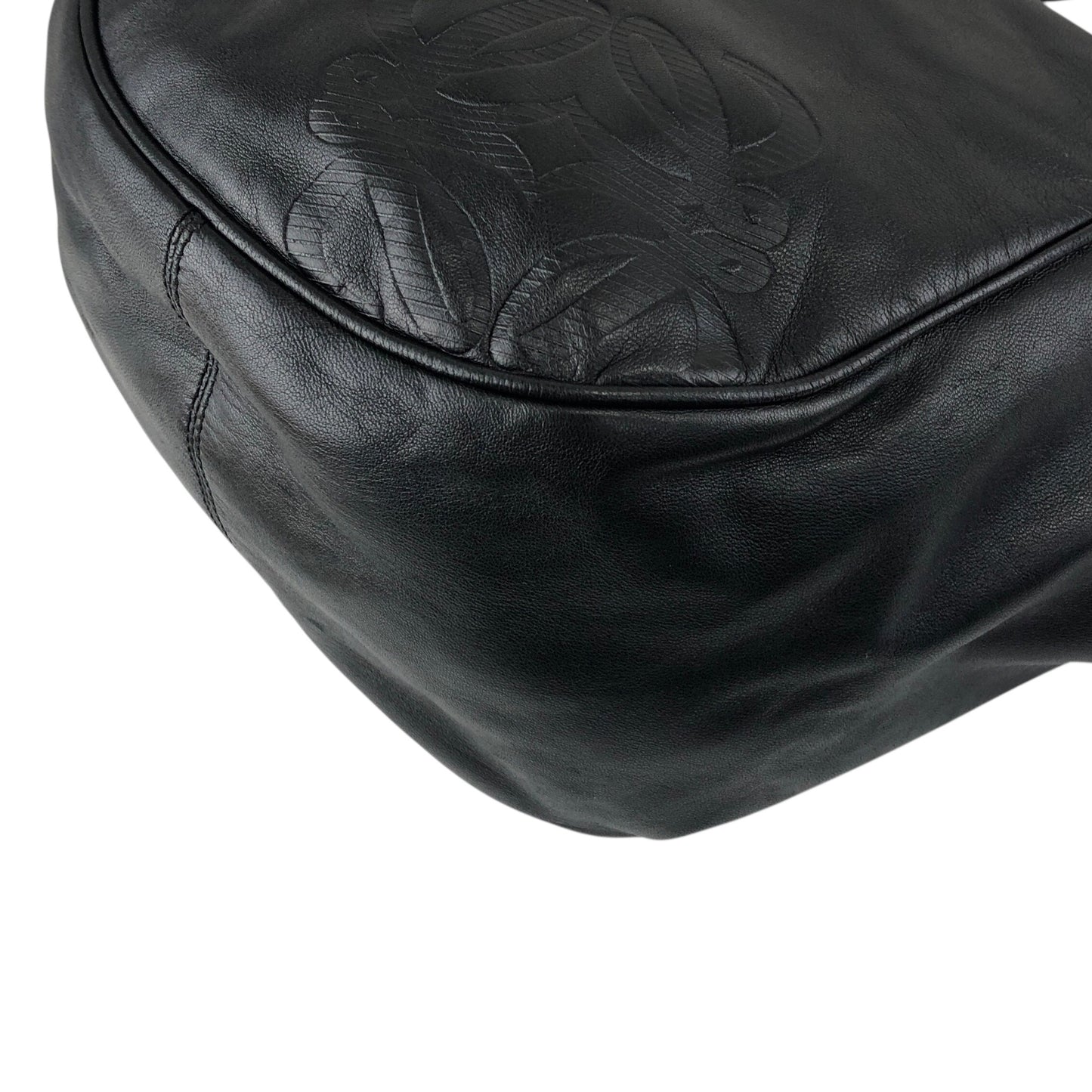 LOEWE Anagram Shoulder bag Black Vintage g6acrx