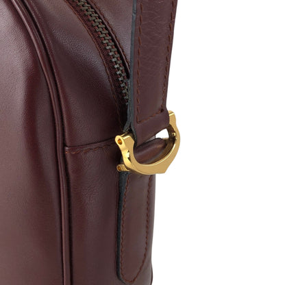 Cartier Logo Shoulder bag Bordeaux Vintage tubex6