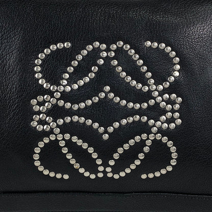 LOEWE Anagram Shoulder bag Black Vintage 8s3xv4