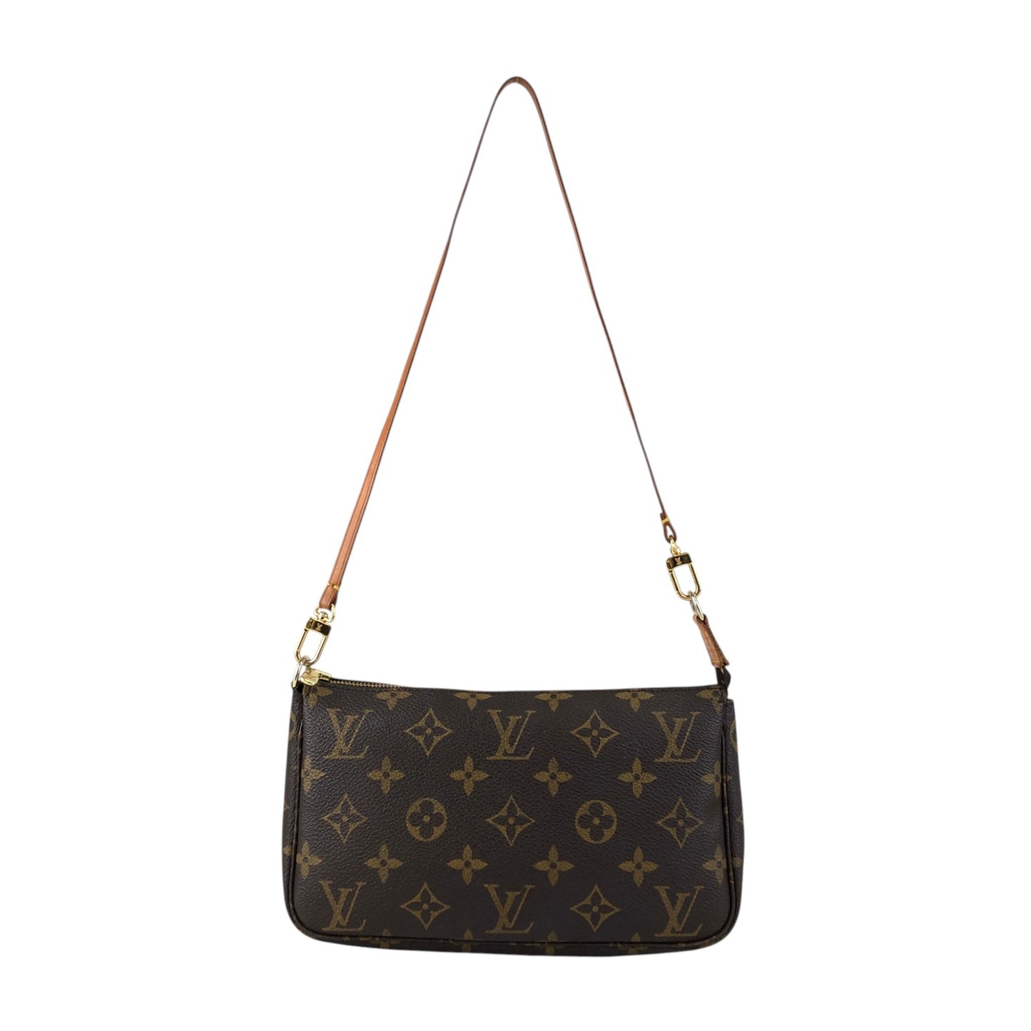 LOUIS VUITTON Monogram Shoulder bag Brown M51980 Vintage z7gkhx