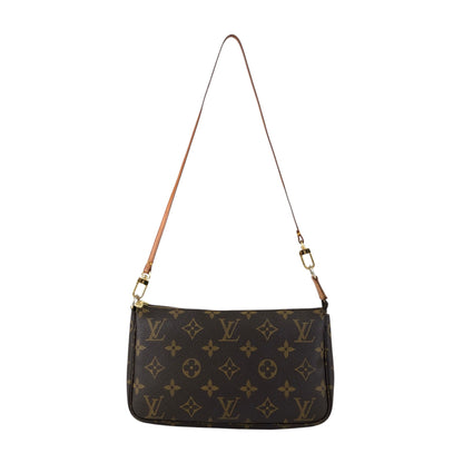 LOUIS VUITTON Monogram Shoulder bag Brown M51980 Vintage z7gkhx