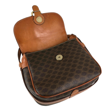 CELINE Macadam Horse Bit Shoulder bag Brown Vintage 7izj8d