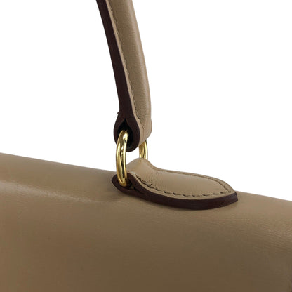 CELINE Gancini Handbag Beige Vintage fz83cr