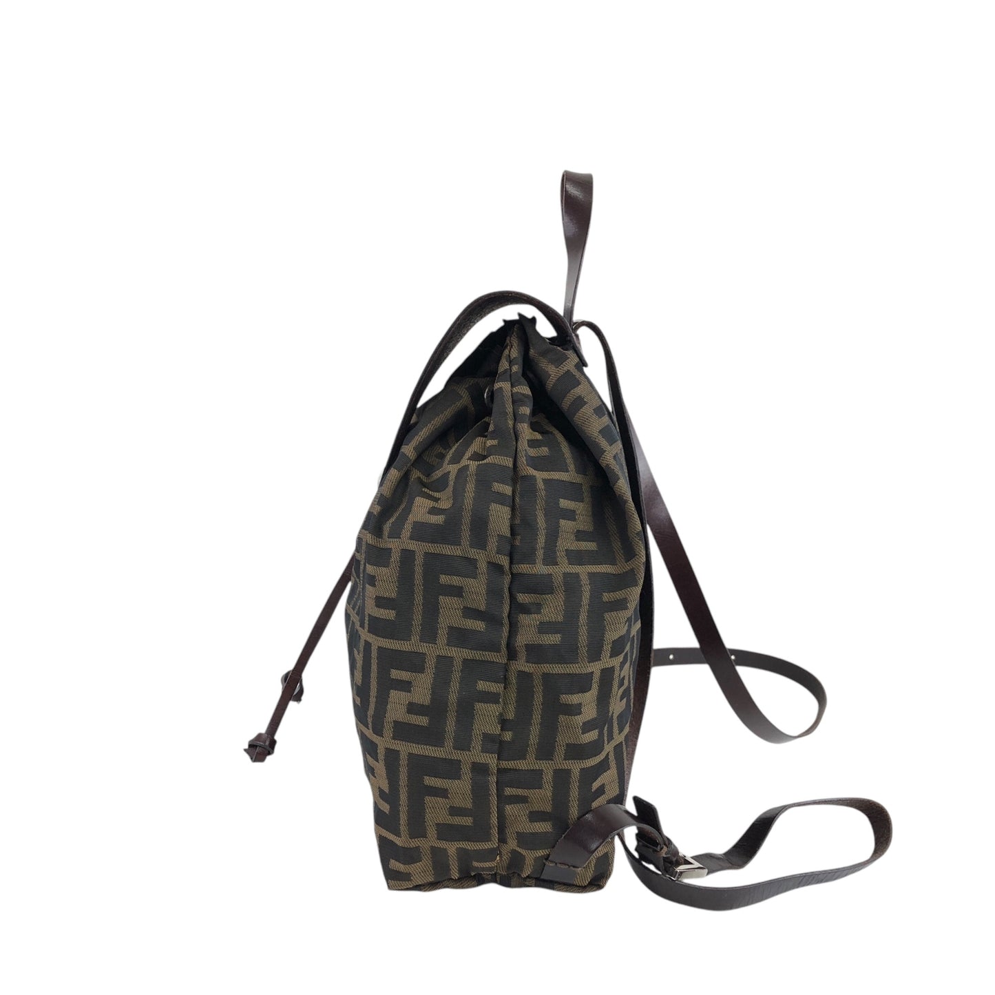 FENDI Zucca Backpack Brown Vintage aszbe7