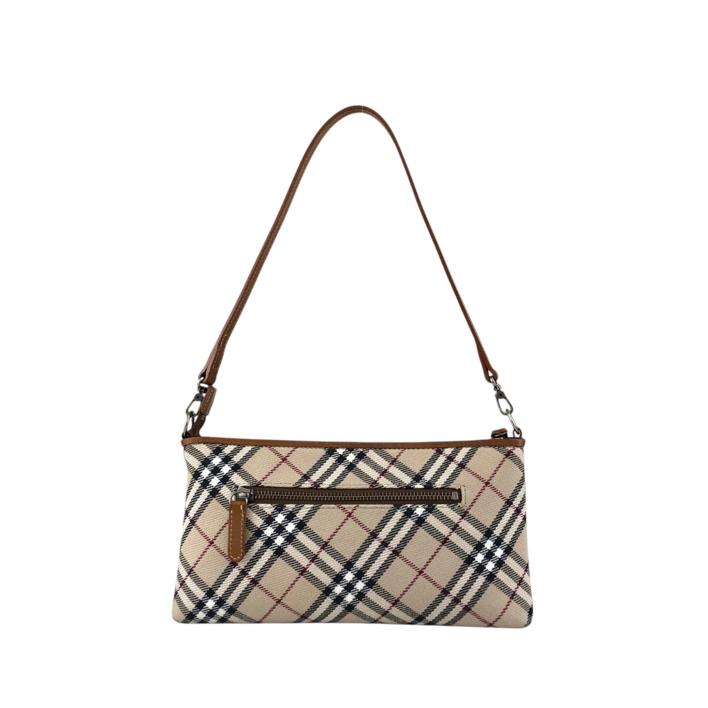 BURBERRY Nova Check Two-way Handbag Shoulder bag Beige Vintage 2zcrez