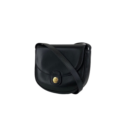 CELINE Blason Small Shoulder bag Black Vintage v56cia