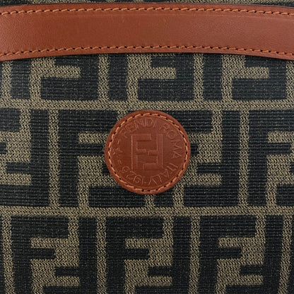 FENDI Zucca Logo Shoulder bag Brown Vintage ycr64x