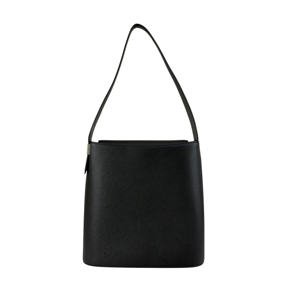BURBERRY Logo Shoulder bag Black Vintage ikbt34