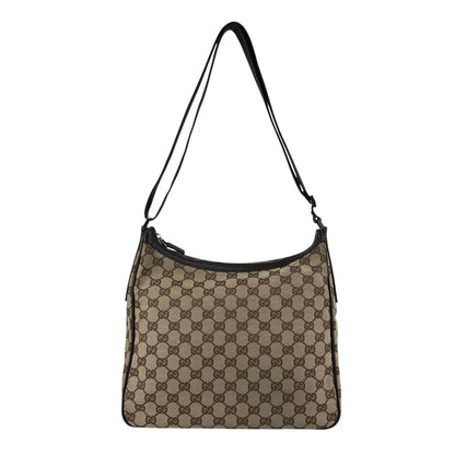 GUCCI GG Canvas Shoulder bag Brown Vintage arvcnf