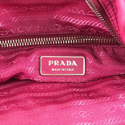 PRADA Triangle Logo Shoulder bag Pink Vintage b2e8ue