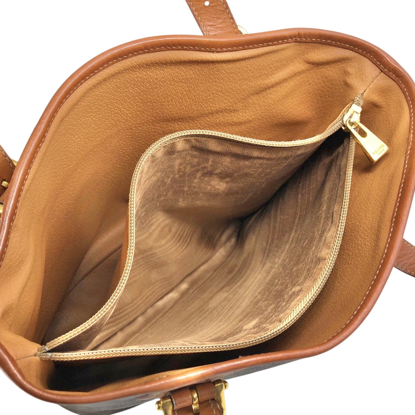 CELINE Macadam Blason Totebag Brown Vintage yvj7zp