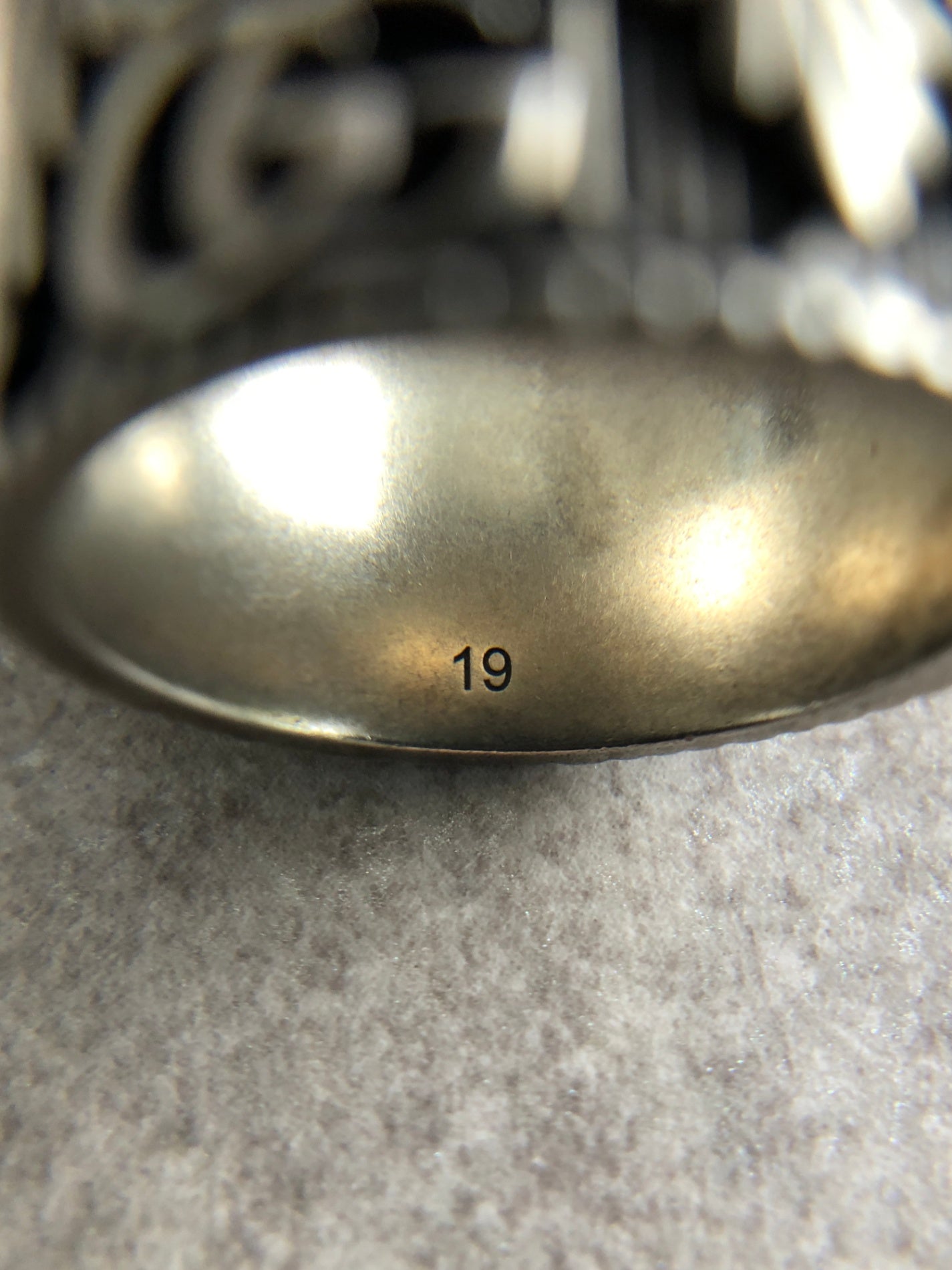 GUCCI Interlocking SILVER925 Ring Silver Vintage rntz7e