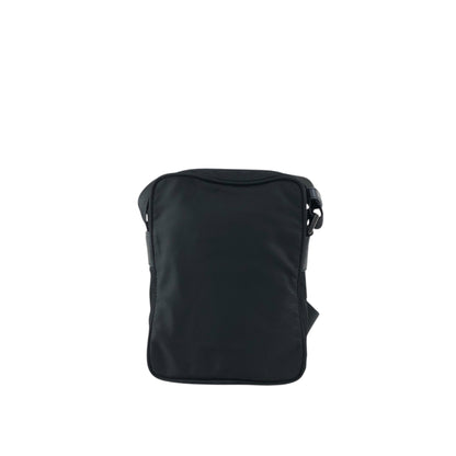 PRADA Tessuto Triangle Logo Shoulder bag Black Vintage 2ctkw3