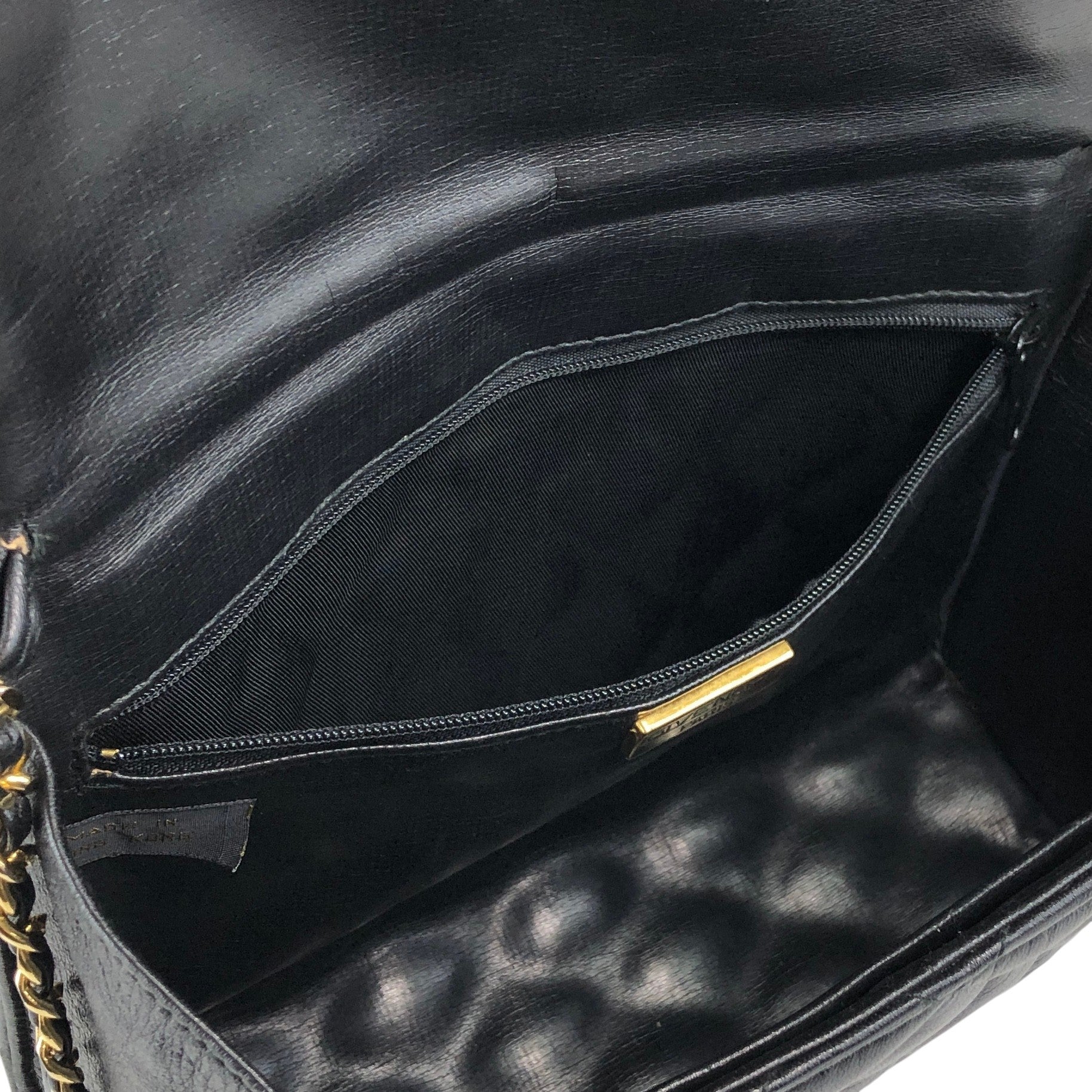 GIVENCHY Logo Chain Shoulder bag Black Vintage xfg8sw