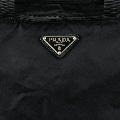 PRADA Tessuto Triangle Logo Two-way Totebag Shoulder bag Black Vintage zdgz8g