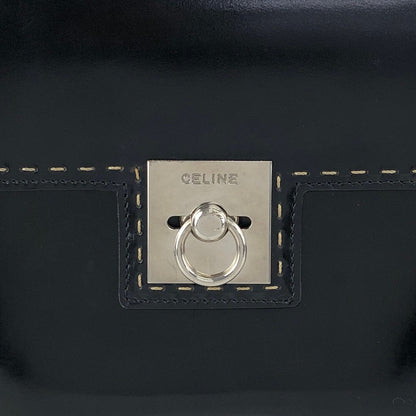 CELINE Gancini Shoulder bag Black Vintage ni2xww