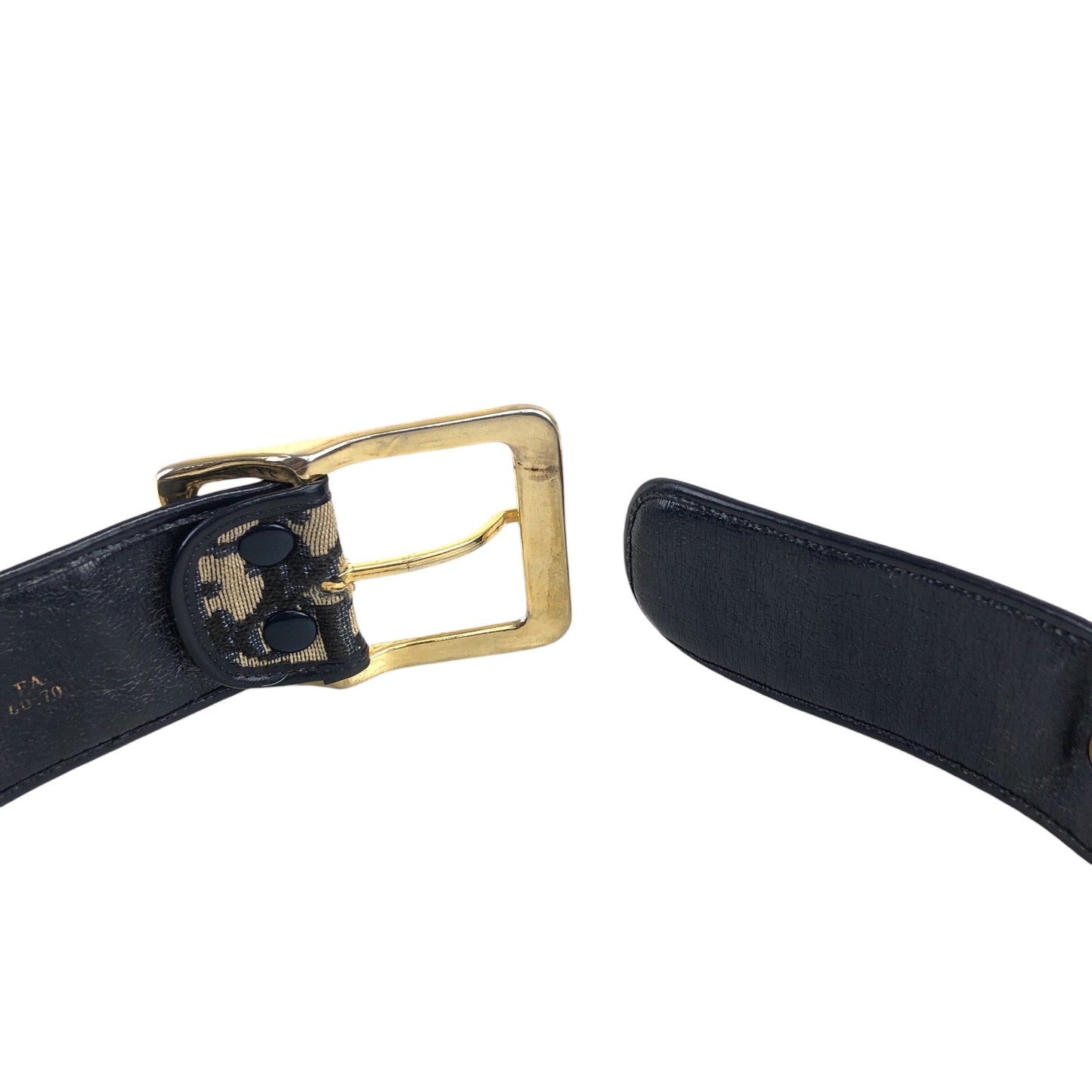 Christian Dior Trotter Belt Navy Vintage 5vwxfp