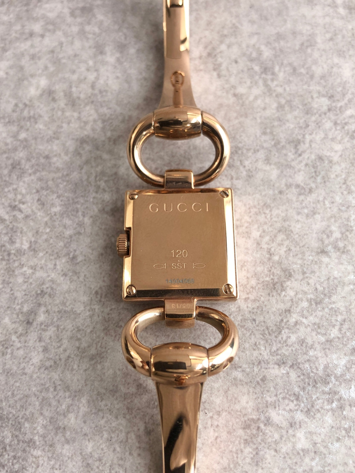 GUCCI Quartz Watch Gold Vintage　YA120521 wtdb2a