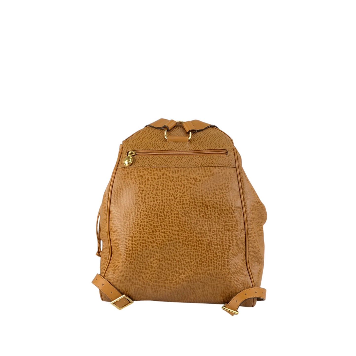 Christian Dior CD Logo Backpack Brown Vintage 43i8tp